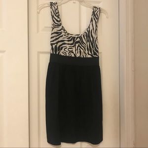 Xhilaration zebra print dress